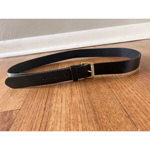 Gap Black Leather Belt Size L